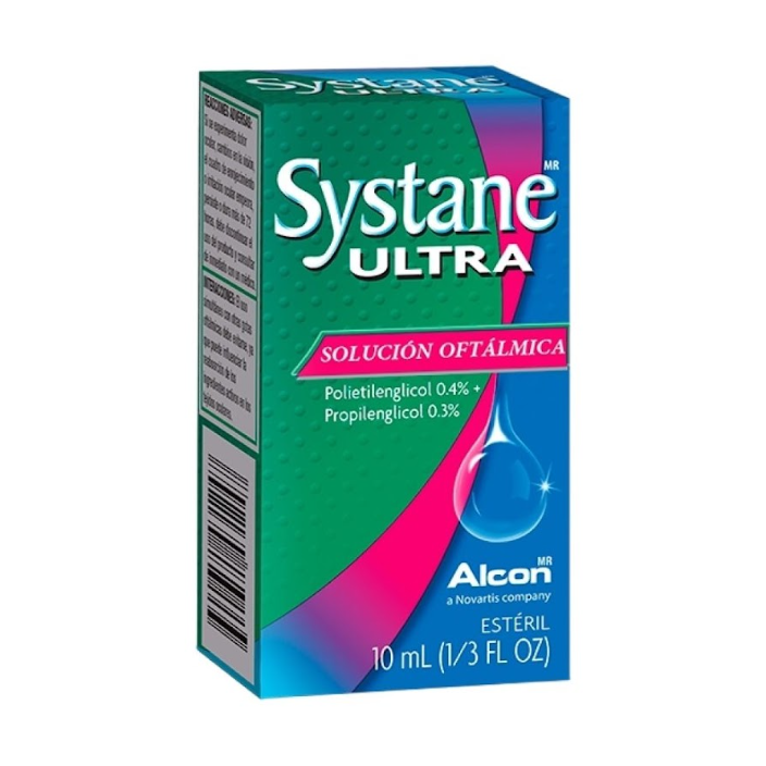 SYSTANE ULTRA SOL. OFT. CAJA FRASCO GOTERO X 10 ML ALCON