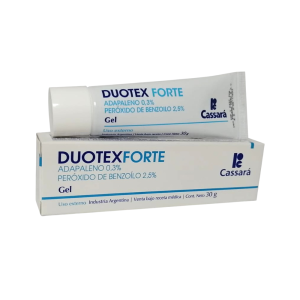 DUOTEX FORTE 0.3% + 2.5% GEL CAJA TUBO X 30 G CASSARA