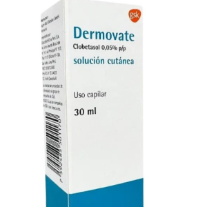 DERMOVATE 0.05% SOL. CUTÁNEA FRASCO X 30 ML GLAXOSMITHKLINE PERU S.A.