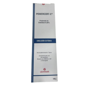 POWERCORT-E 0.05% EMULSIÓN CUTÁNEA FRASCO X 100 G GLENMARK