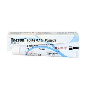 TACROZ FORTE 0.1% POMADA CAJA TUBO X 10 G GLENMARK