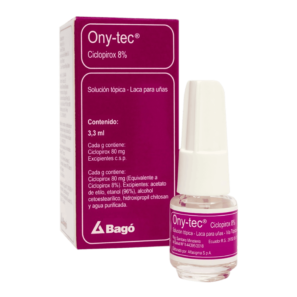 ONY-TEC 8% SOLUCIÓN TÓPICA FRASCO X 3.3 ML BAGO