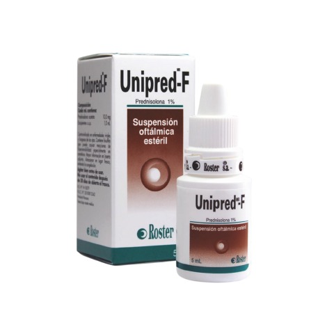 UNIPRED-F 1% SUSPENSIÓN OFTÁLMICA FRASCO X 5 ML ROSTER