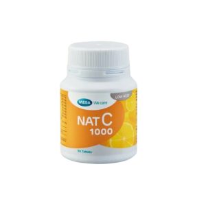 MEGA WE CARE NAT C 1000 MG FRASCO X 30 TABLETAS RECUBIERTAS